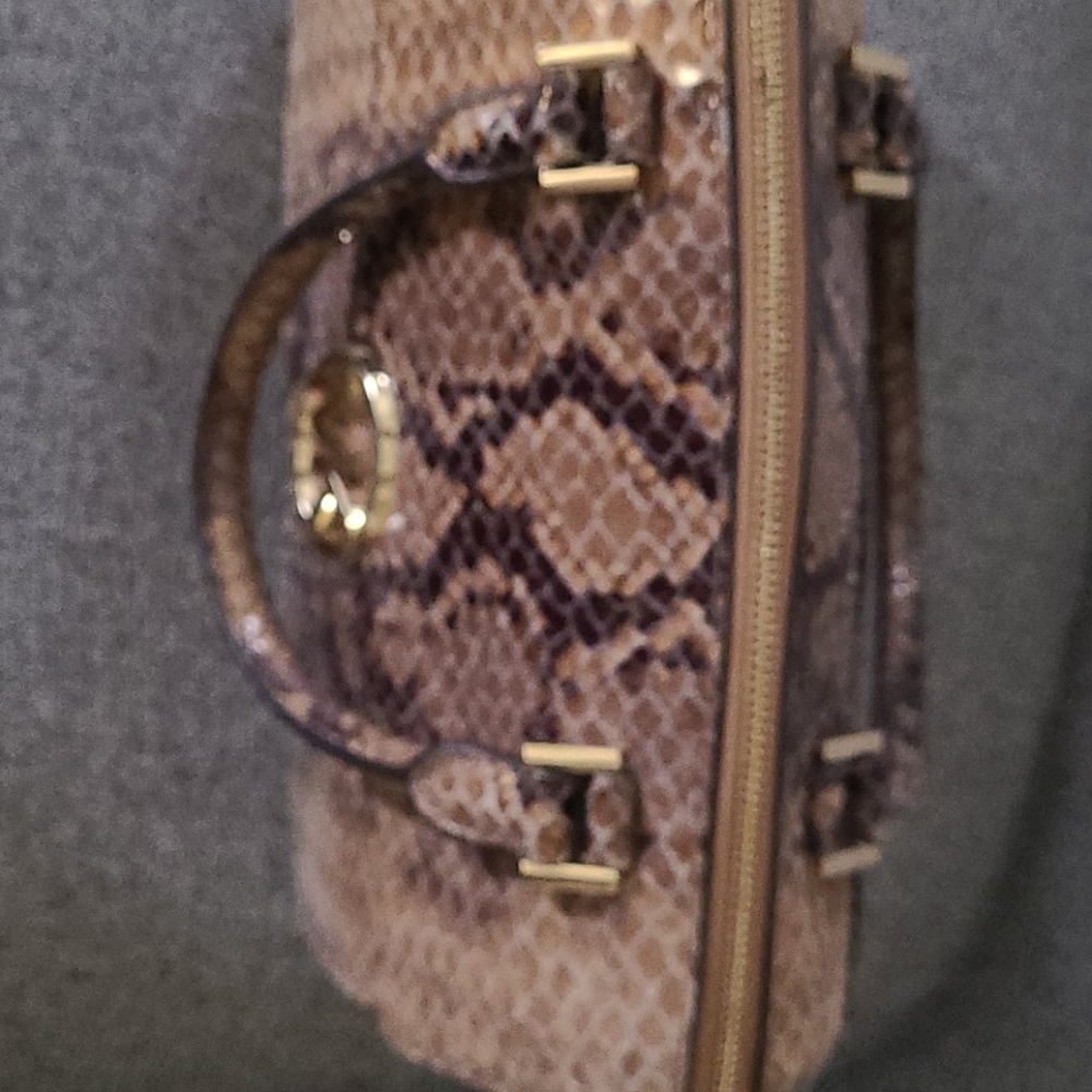 Authentic Michael Kors Python Bag - image 3